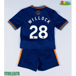 Newcastle United Joe Willock #28 Tredjeställ Barn 2025-26 Kortärmad (+ Korta byxor)